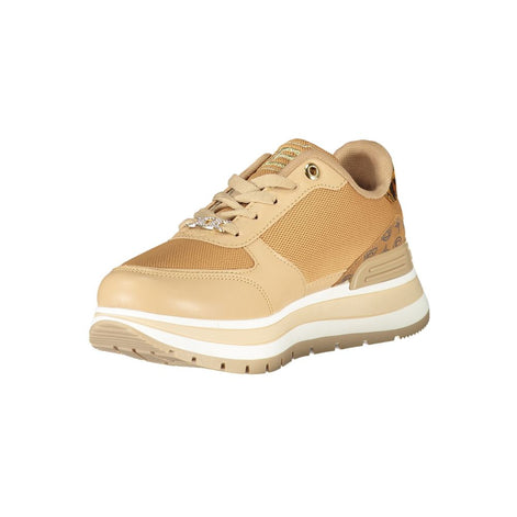 Laura Biagiotti Brown Polyester Women Sneaker Laura Biagiotti
