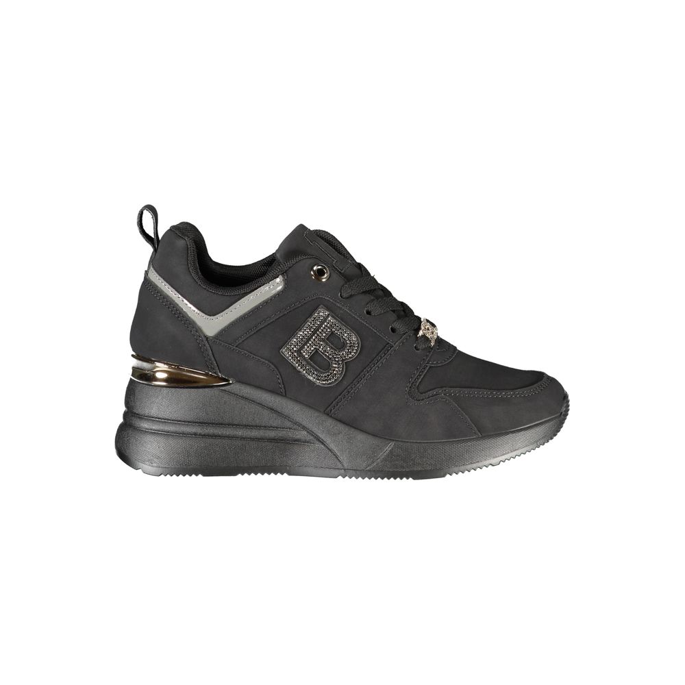 Laura Biagiotti Black Polyester Women Sneaker Laura Biagiotti
