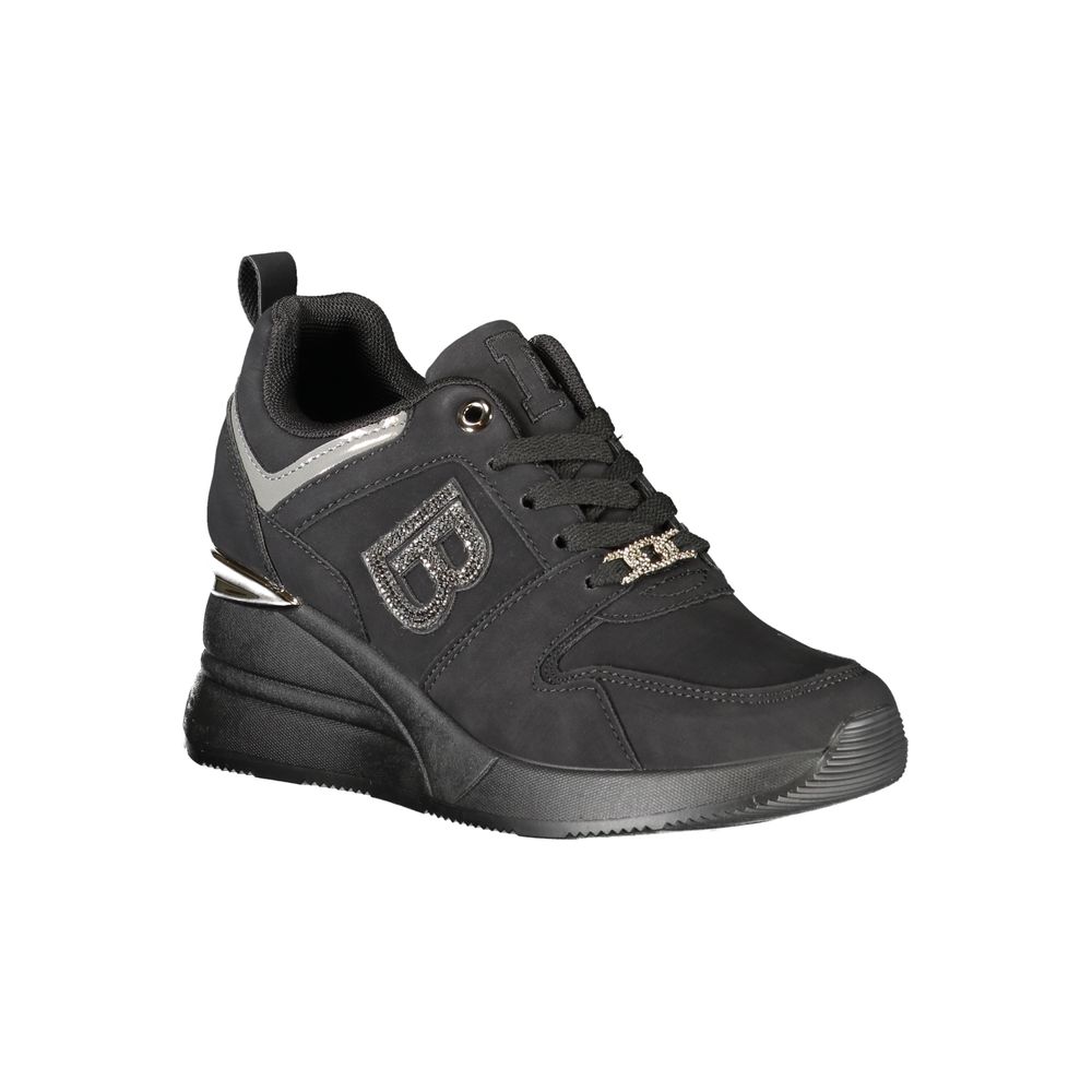 Laura Biagiotti Black Polyester Women Sneaker Laura Biagiotti