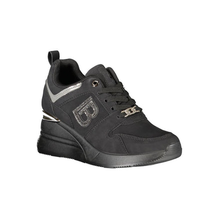 Laura Biagiotti Black Polyester Women Sneaker Laura Biagiotti