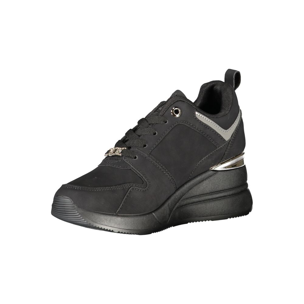 Laura Biagiotti Black Polyester Women Sneaker Laura Biagiotti