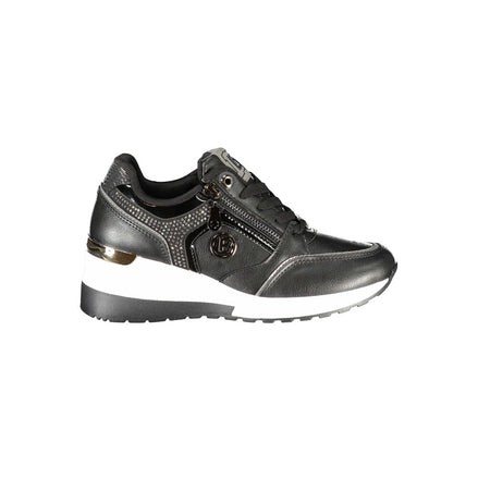 Laura Biagiotti Black Polyester Women Sneaker Laura Biagiotti