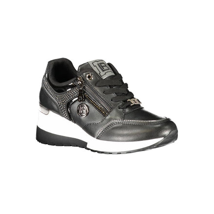 Laura Biagiotti Black Polyester Women Sneaker Laura Biagiotti