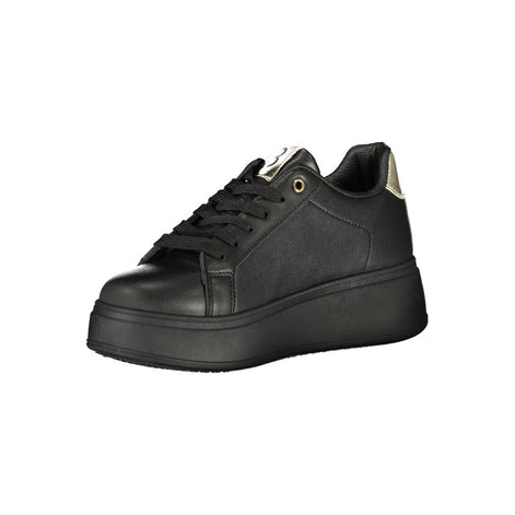 Laura Biagiotti Black Polyester Sneaker Laura Biagiotti