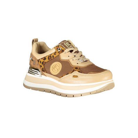 Laura Biagiotti Brown Polyester Women Sneaker Laura Biagiotti