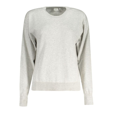 Pepe Jeans Grigio Cotton Women Sweater Pepe Jeans