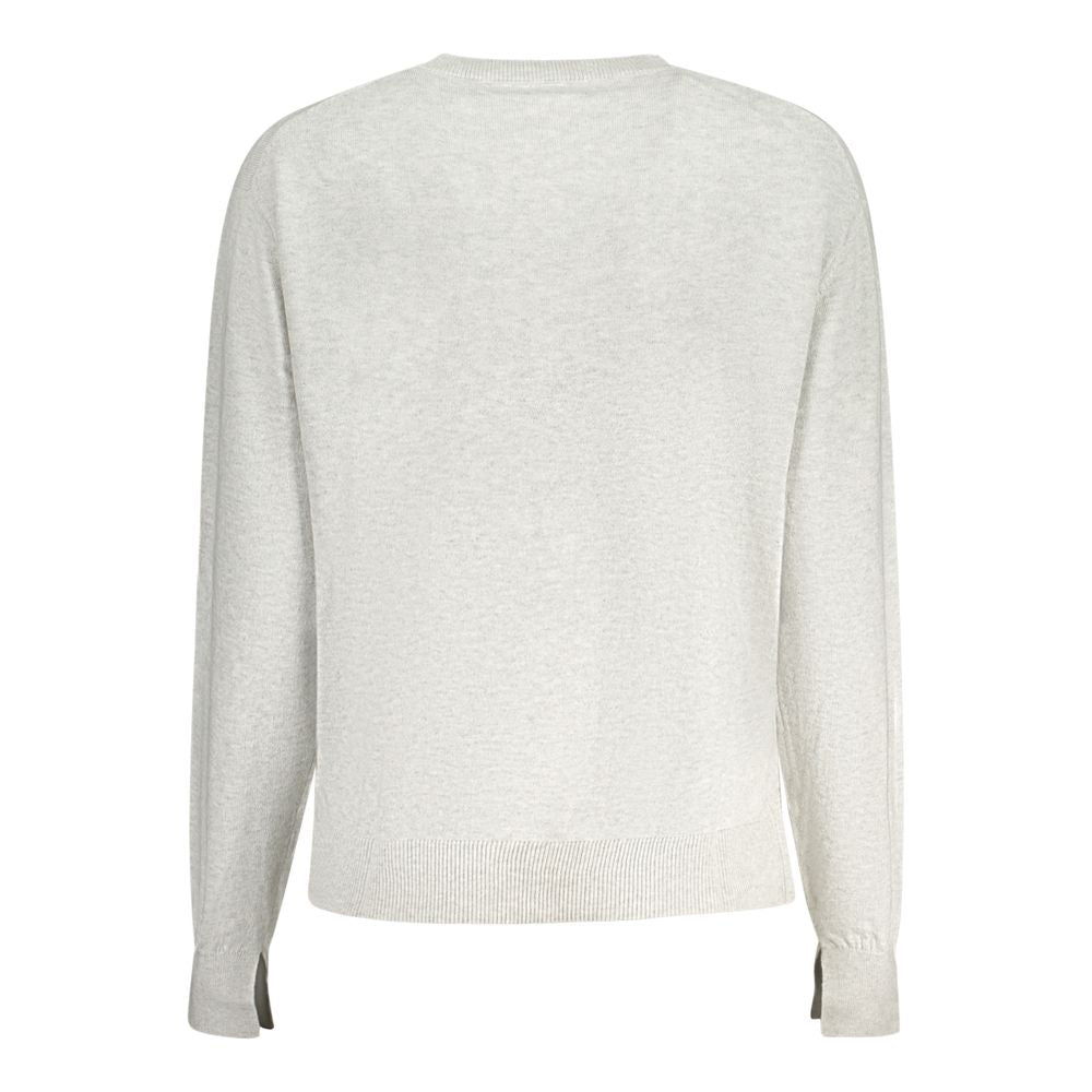 Pepe Jeans Grigio Cotton Women Sweater Pepe Jeans
