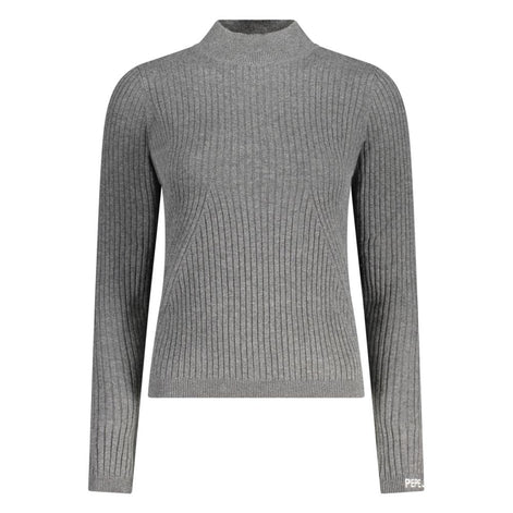 Pepe Jeans Grigio Cotton Women Sweater Pepe Jeans