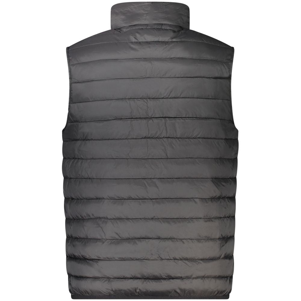 Cavalli Class Nero Polyester Men Jacket Cavalli Class