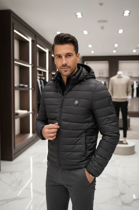 Veste pour homme Cavalli Class en polyester noir