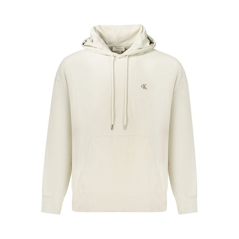 Calvin Klein Beige Cotton Men's Hoodie Calvin Klein