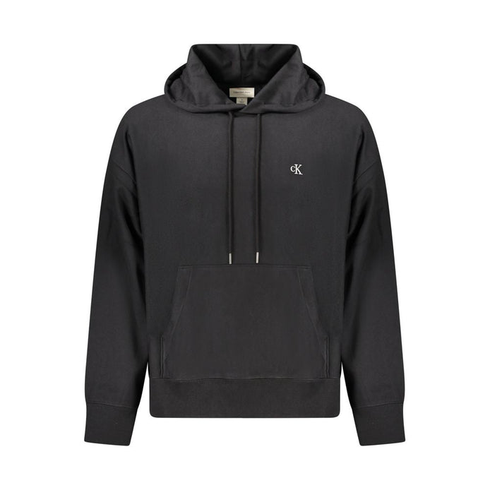 Calvin Klein Black Cotton Men Sweatshirt Calvin Klein
