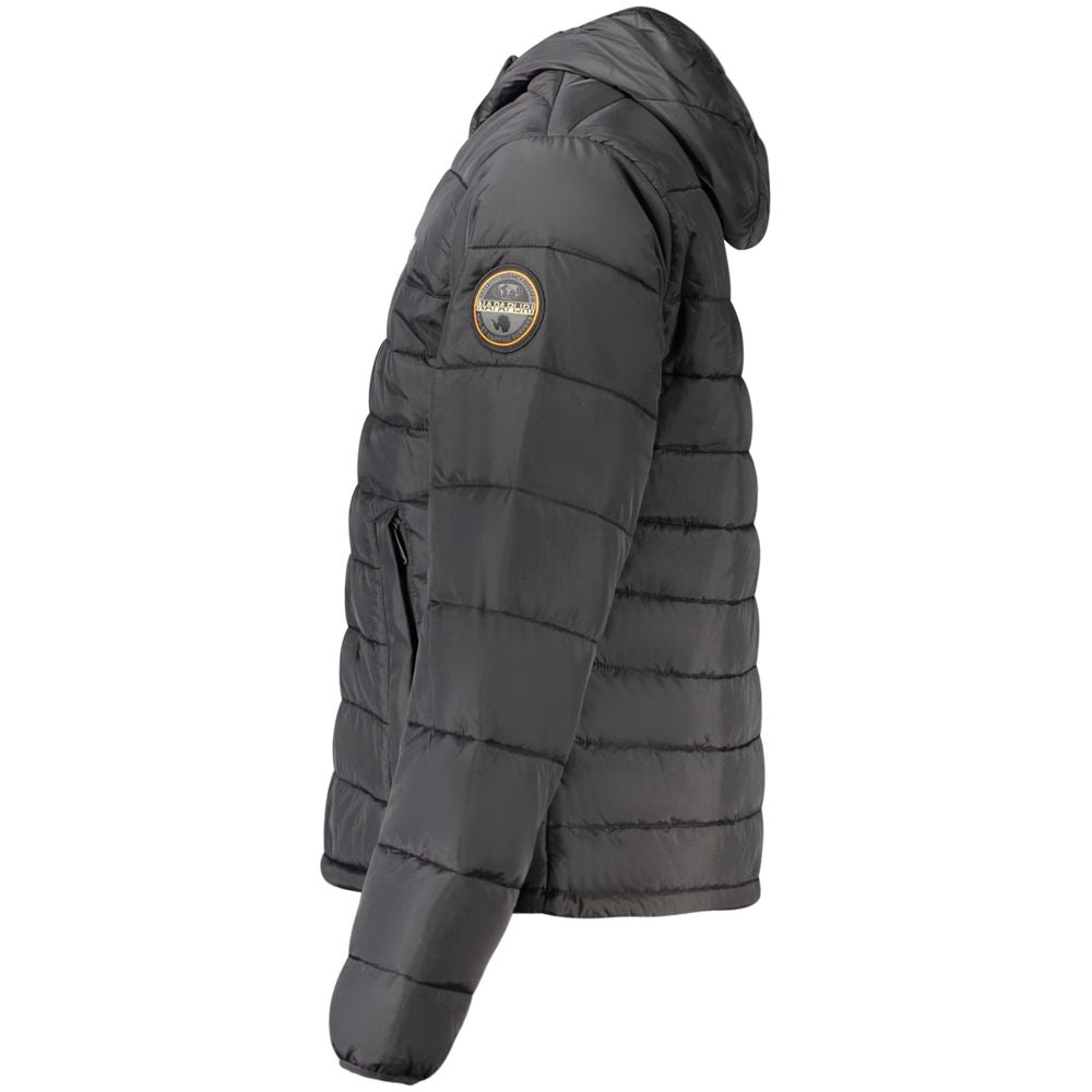 Napapijri Black Poliammide Men's Jacket Napapijri