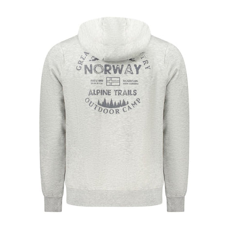 Norway 1963 Grigio Cotton Men's Hoodie Norway 1963