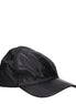 Jil Sander Black Leather Cap (Baseball Hat) Jil Sander