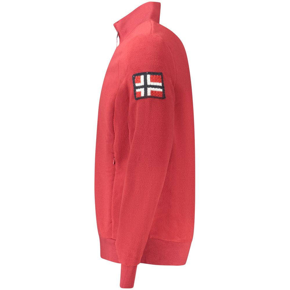 Norway 1963 Red Polyester Men Sweatshirt Norway 1963