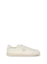 Prada Cream Polyamide Low Top Sneakers