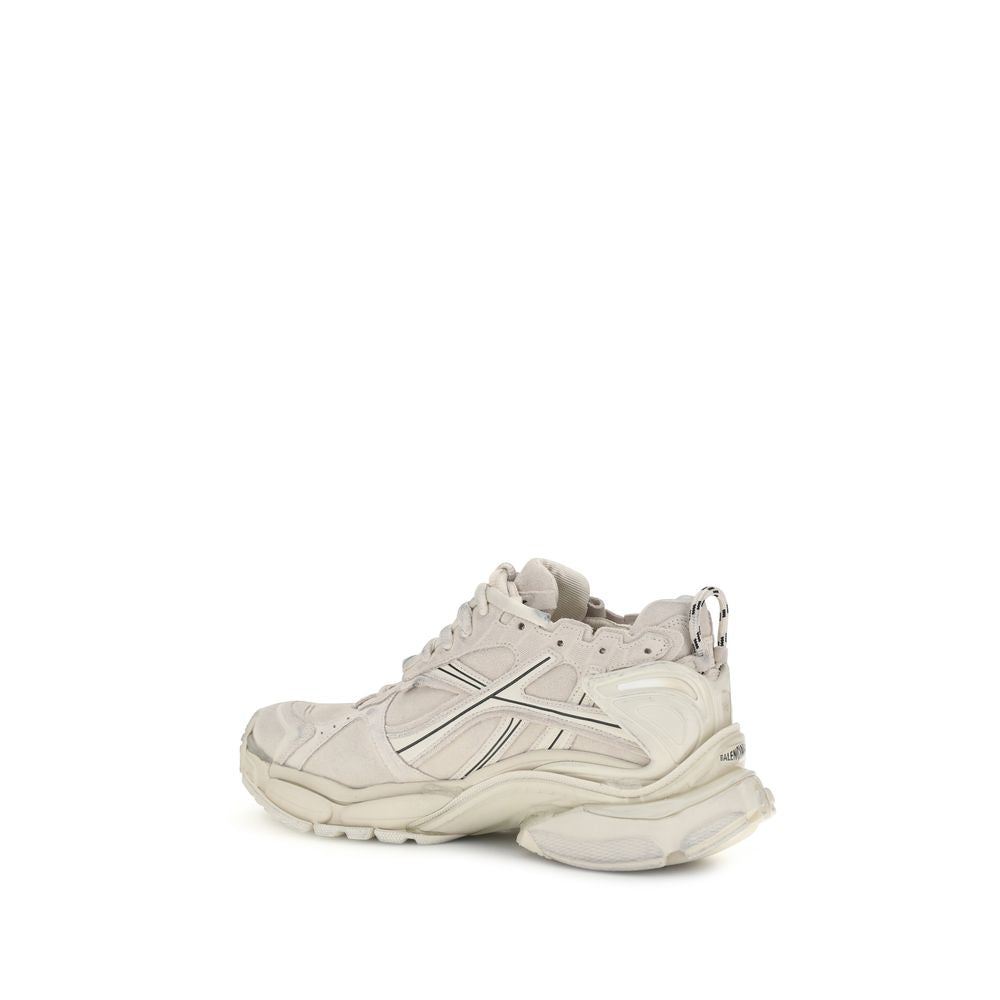 Balenciaga Beige Calf Leather Bos Taurus Athletic Sneakers Balenciaga