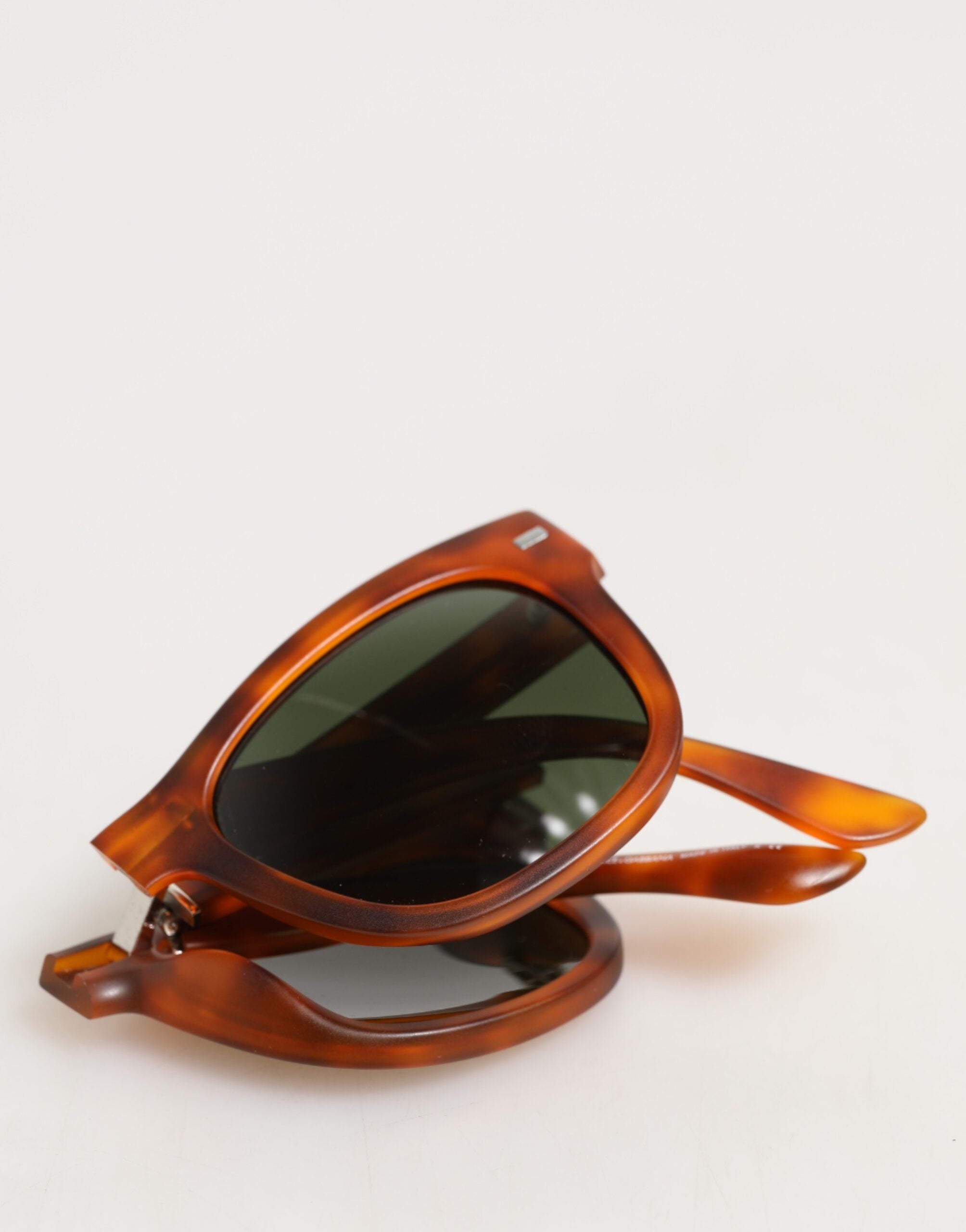 Dolce & Gabbana DG6089 Havana Full Rim Round Lenses Foldable Sunglasses Dolce & Gabbana