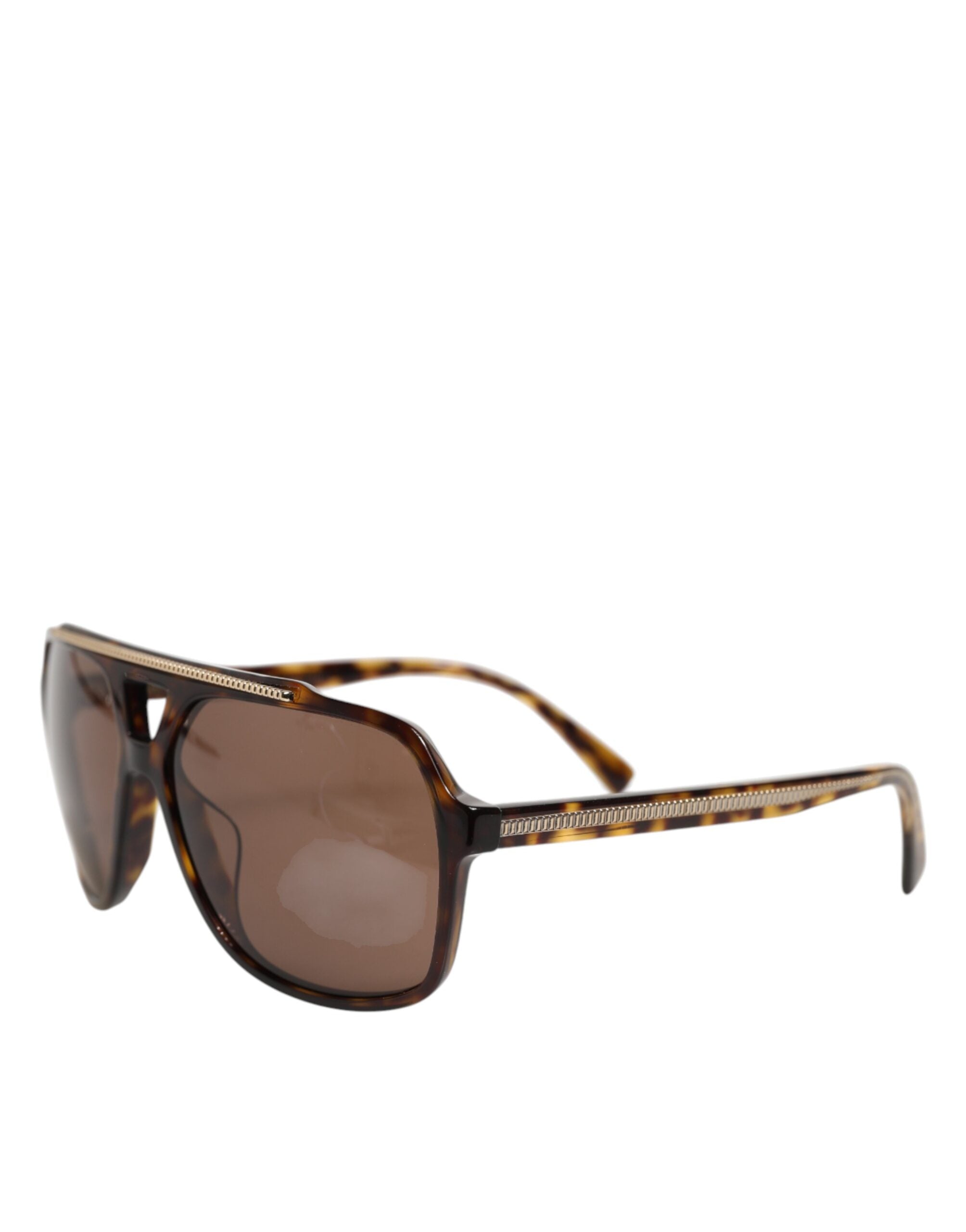 Dolce & Gabbana Dark Brown Tortoise Shell Pilot Frame Sunglasses Dolce & Gabbana