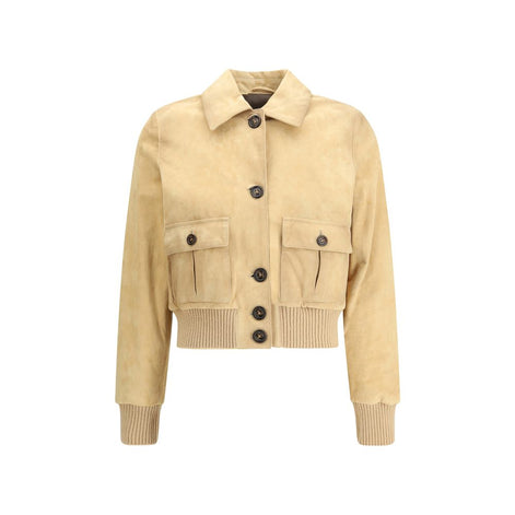 Valstar Beige Leather Jacket Valstar