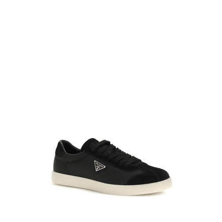 Prada Black Polyamide Low Top Sneakers