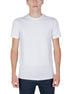 Armani Exchange White Cotton T-Shirt Armani Exchange