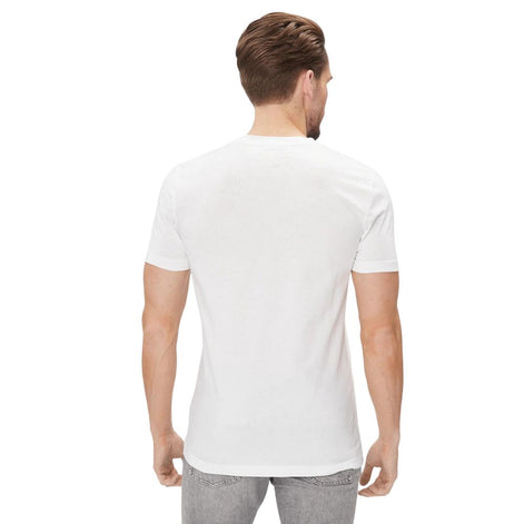 Calvin Klein Jeans White Cotton T-Shirt Calvin Klein Jeans