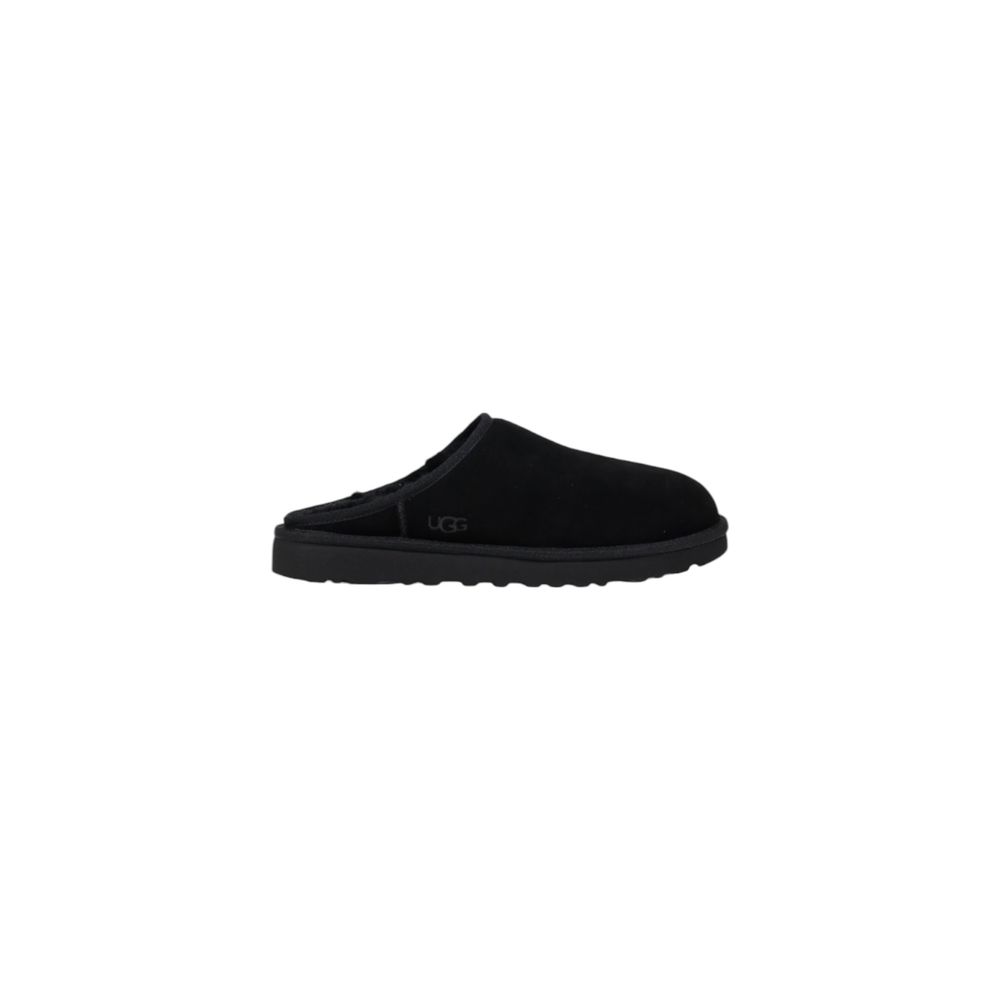 UGG Black Suede Leather Clogs UGG
