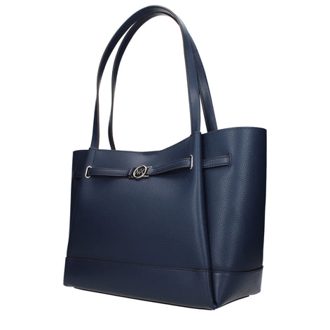 Michael Kors Blue Leather Shoulder Bag Michael Kors