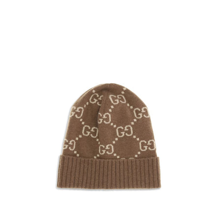 Gucci Brown Cashmere Beanie Gucci