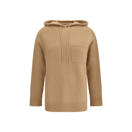 Max Mara Beige Wool Hoodie Max Mara