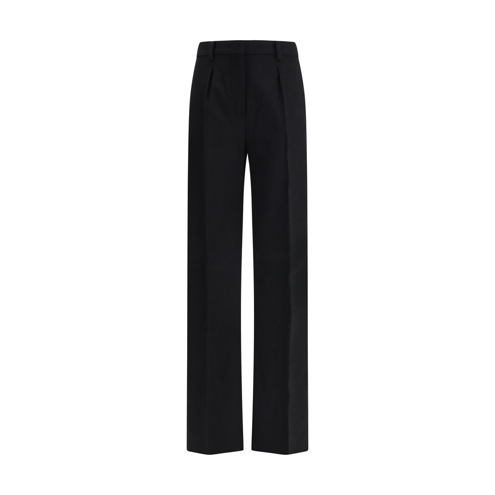 Max Mara Black Camel Hair  Casual Pants Max Mara