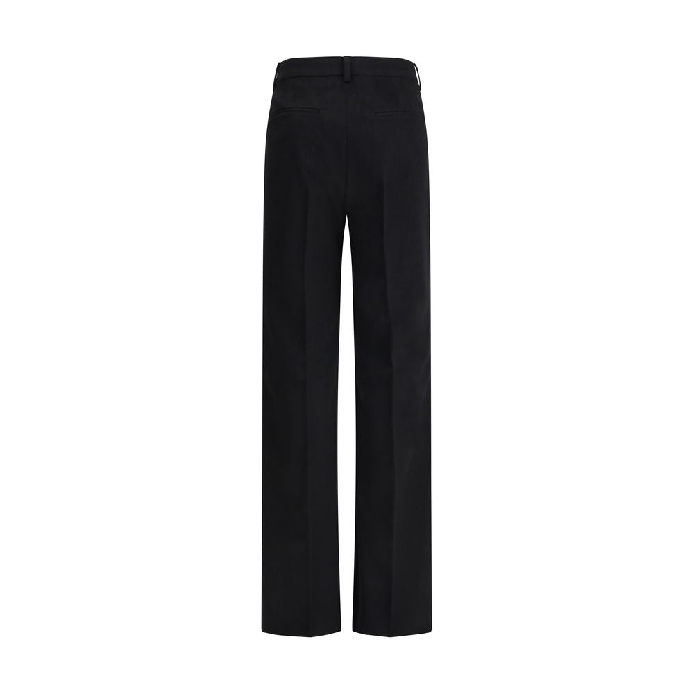 Max Mara Black Camel Hair  Casual Pants Max Mara