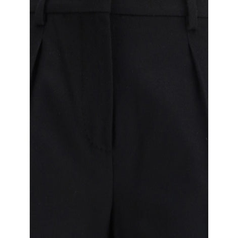 Max Mara Black Camel Hair  Casual Pants Max Mara