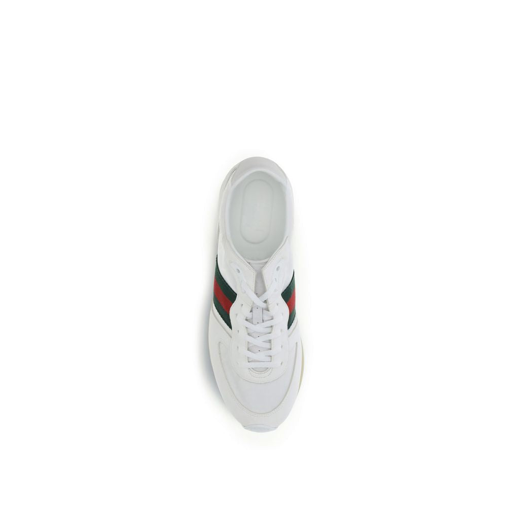 Gucci White Polyamide Athletic Sneakers Gucci