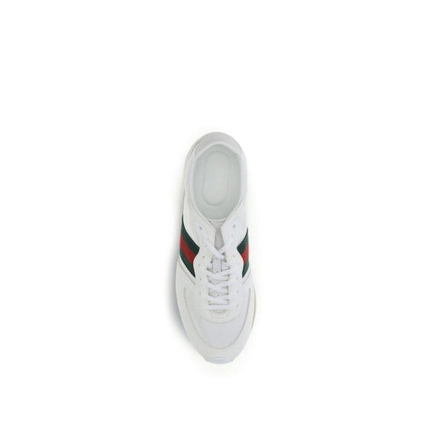 Gucci White Polyamide Athletic Sneakers Gucci