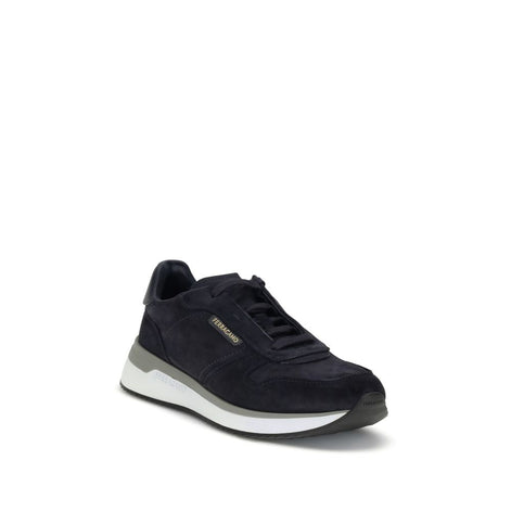 Ferragamo Blue Rubber Athletic Sneakers Ferragamo