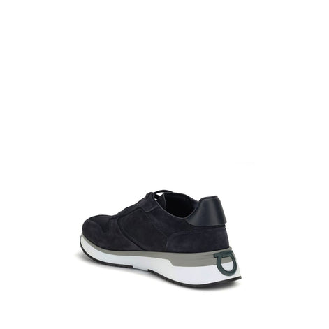 Ferragamo Blue Rubber Athletic Sneakers Ferragamo