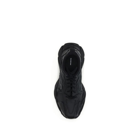 Balenciaga Black Calf Leather Bos Taurus Athletic Sneakers Balenciaga