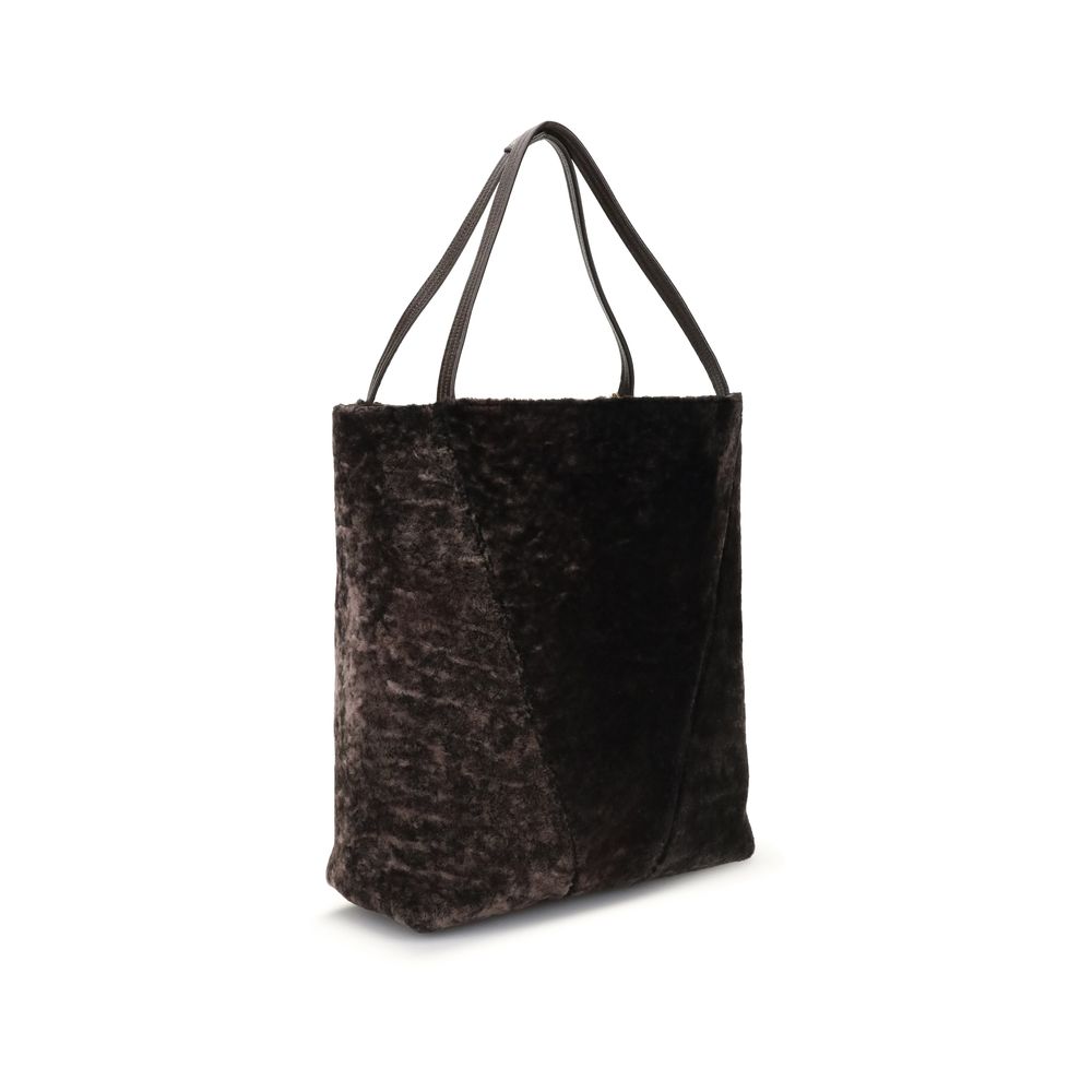Chloé Brown Fur Shoulder Bag Chloé
