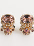 Dolce & Gabbana Gold Tone 925 Sterling Silver Crystal Accessory Cufflinks Dolce & Gabbana