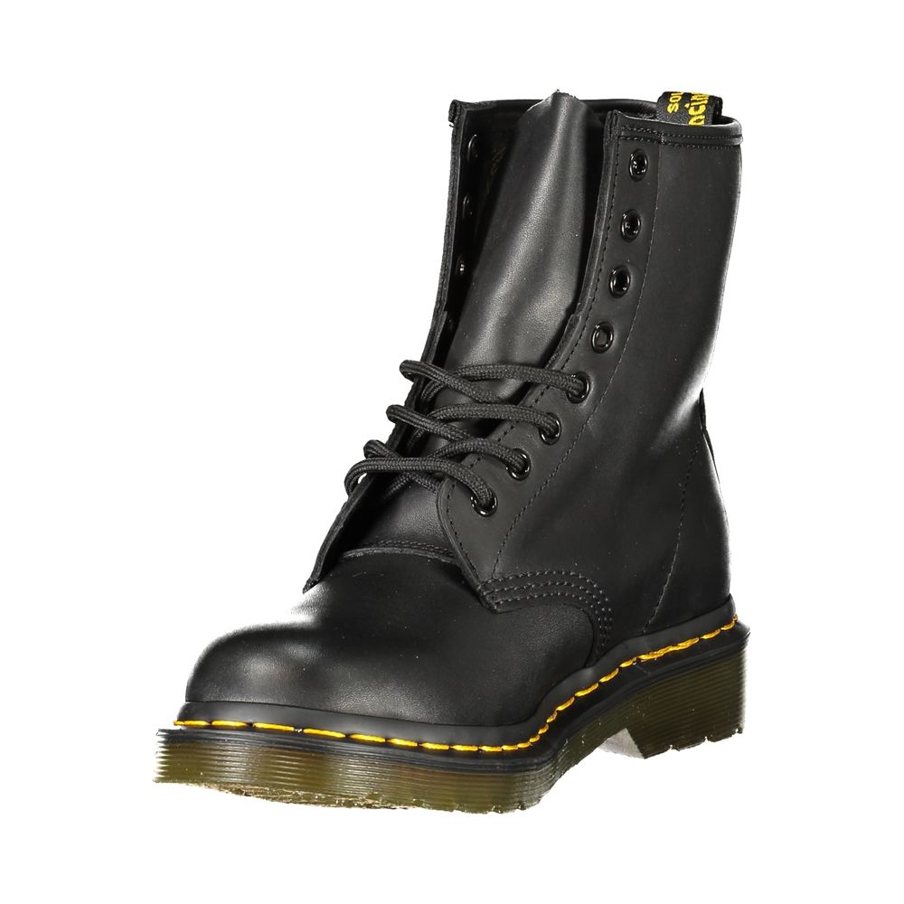 Dr. Martens Black Leather Unisex Ankle Boot Dr. Martens