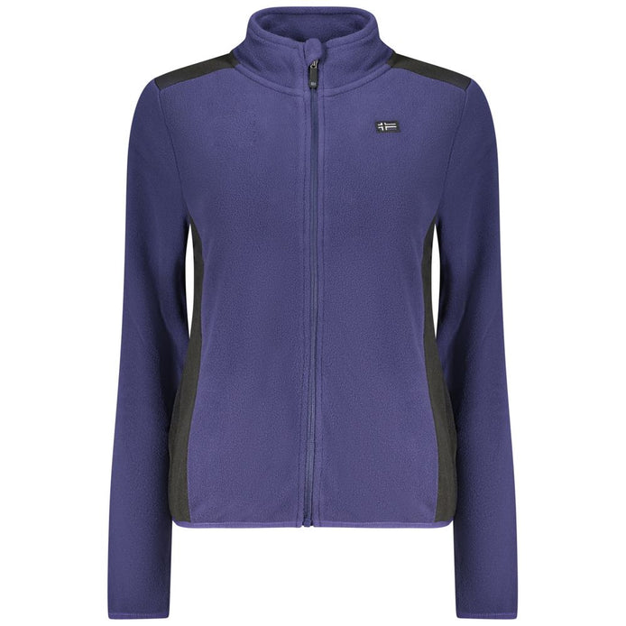 Norwegen 1963 Blaues Polyester Damen-Sweatshirt