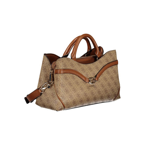 Guess Jeans Beige Polyurethane Women Handbag Guess Jeans