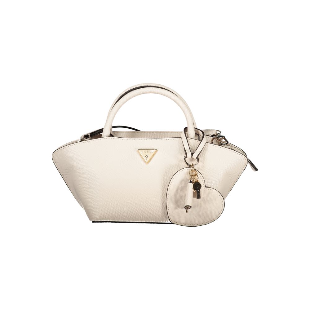 Guess Jeans Beige Polyurethane Women's Handbag Guess Jeans