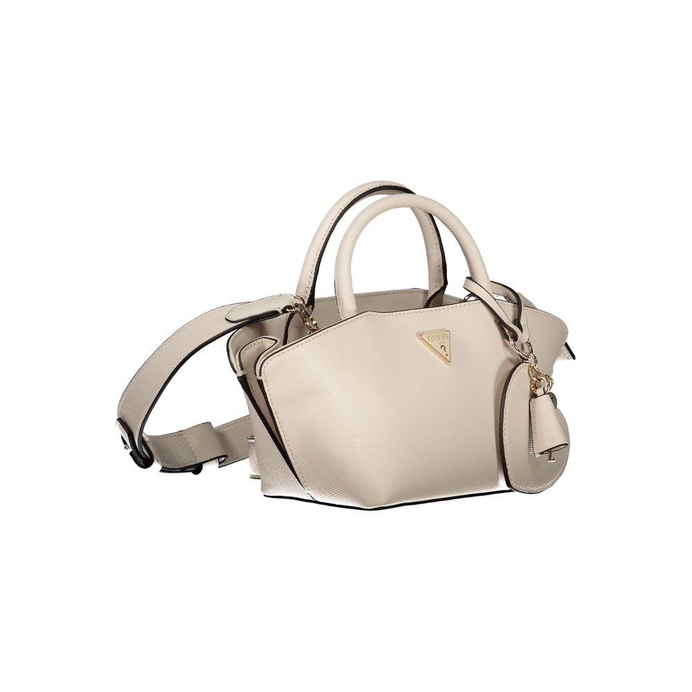Guess Jeans Beige Polyurethane Women's Handbag Guess Jeans