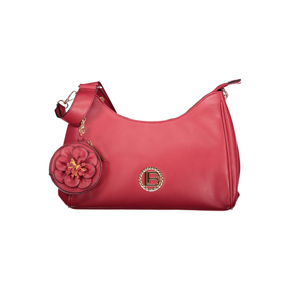 Sac Laura Biagiotti PVC Rouge Dausette Bandoulière Femme