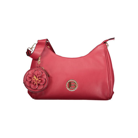 Sac Laura Biagiotti PVC Rouge Dausette Bandoulière Femme