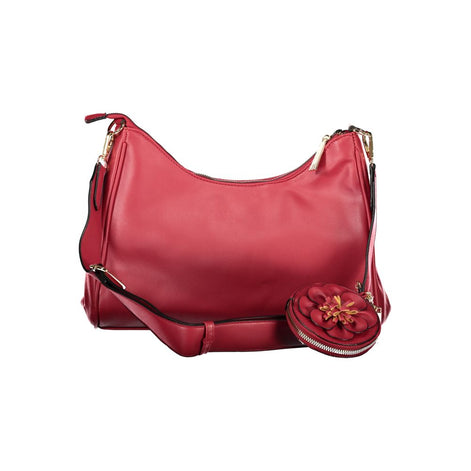 Sac Laura Biagiotti PVC Rouge Dausette Bandoulière Femme